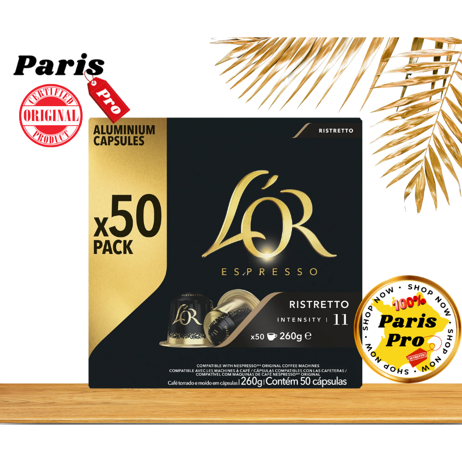 กาแฟ L'OR Coffee Capsules ลอร์ แคปซูลกาแฟ รสเข้มข้น กลิ่นหอมหวาน จากฝรั่งเศส ใช้ได้กับเครื่อง Nespresso # Coffee Capsule