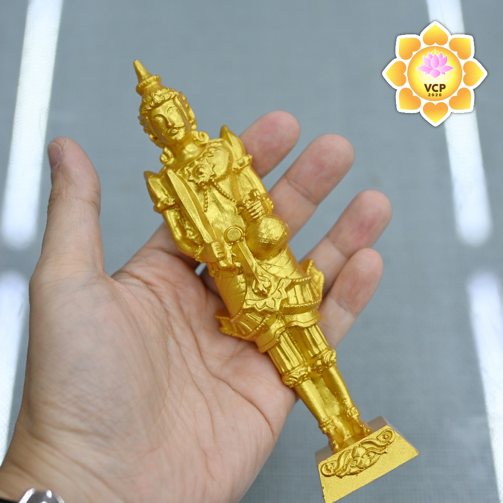 พระภูมิ พระชัยมงคล เจว็ด เรซิ่น สีทอง