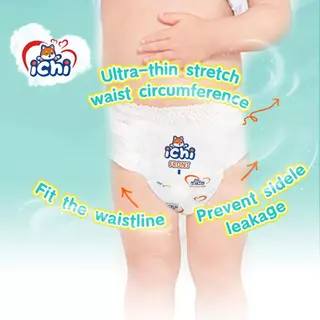 แพมเพิส 1 แถม 1 ichi Baby Pants ผ้าอ้อมเด็กสำเร็จรูป แพมเพิสเด็ก S/M/L/XL/XXL/3XL ผ้าอ้อมแบบกางเกง ผ้าอ้อมเด็ก