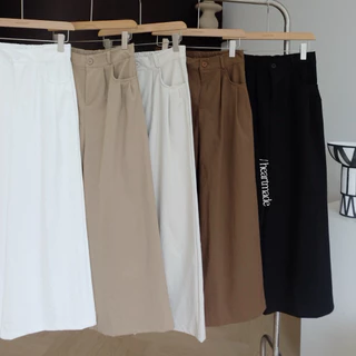 (A49) Heartmade-Bagi pants #8872 (สินค้าพร้อมส่ง)👀กางเกงทรงขากระบอก+กระเป๋าสองข้าง