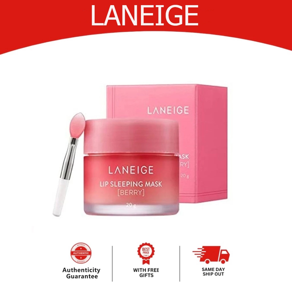 【ของแท้ 100%】LANEIGE Lip Sleeping Mask 20g ลาเนจ ลิป สลีปปิ้งมาส์ก KB79