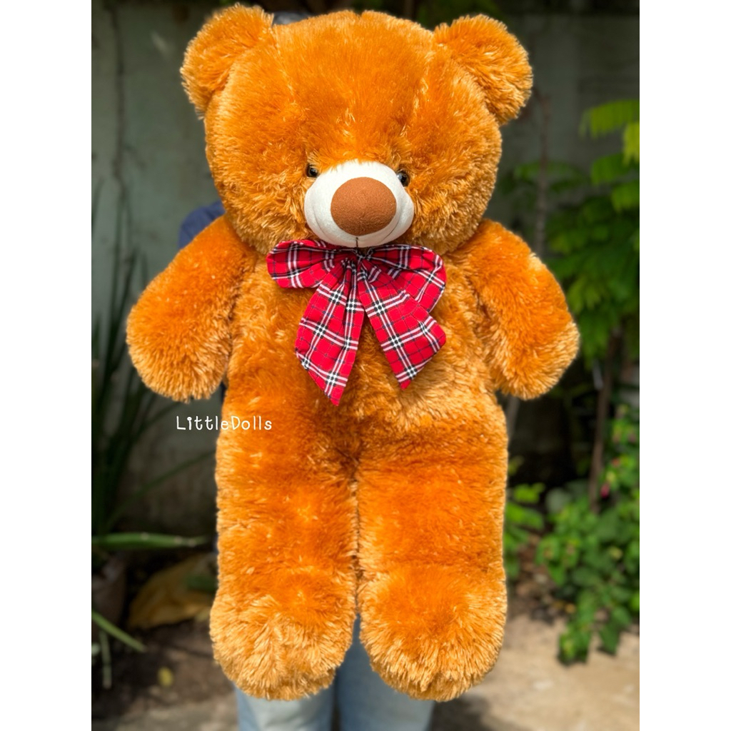 ตุ๊กตาหมีน้อยขนปุย โบว์สก็อตขนาด 65 cm. ตัวนุ่มขนนิ่มน่ารักน่ากอด(หมีไซส์กลาง) - รูปที่ 6