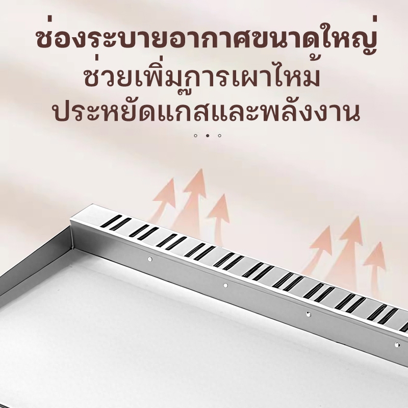 เตาสเต๊ก แก๊ส เตาสเต็ก อินฟาเรด เตาสเต็กหน้าเรียบ กระทะหน้าเรียบ เตาย่างสเต็ก  เตาเทปันยากิ เตาขนมเบื้อง แบบเตสแก๊ส - รูปที่ 6