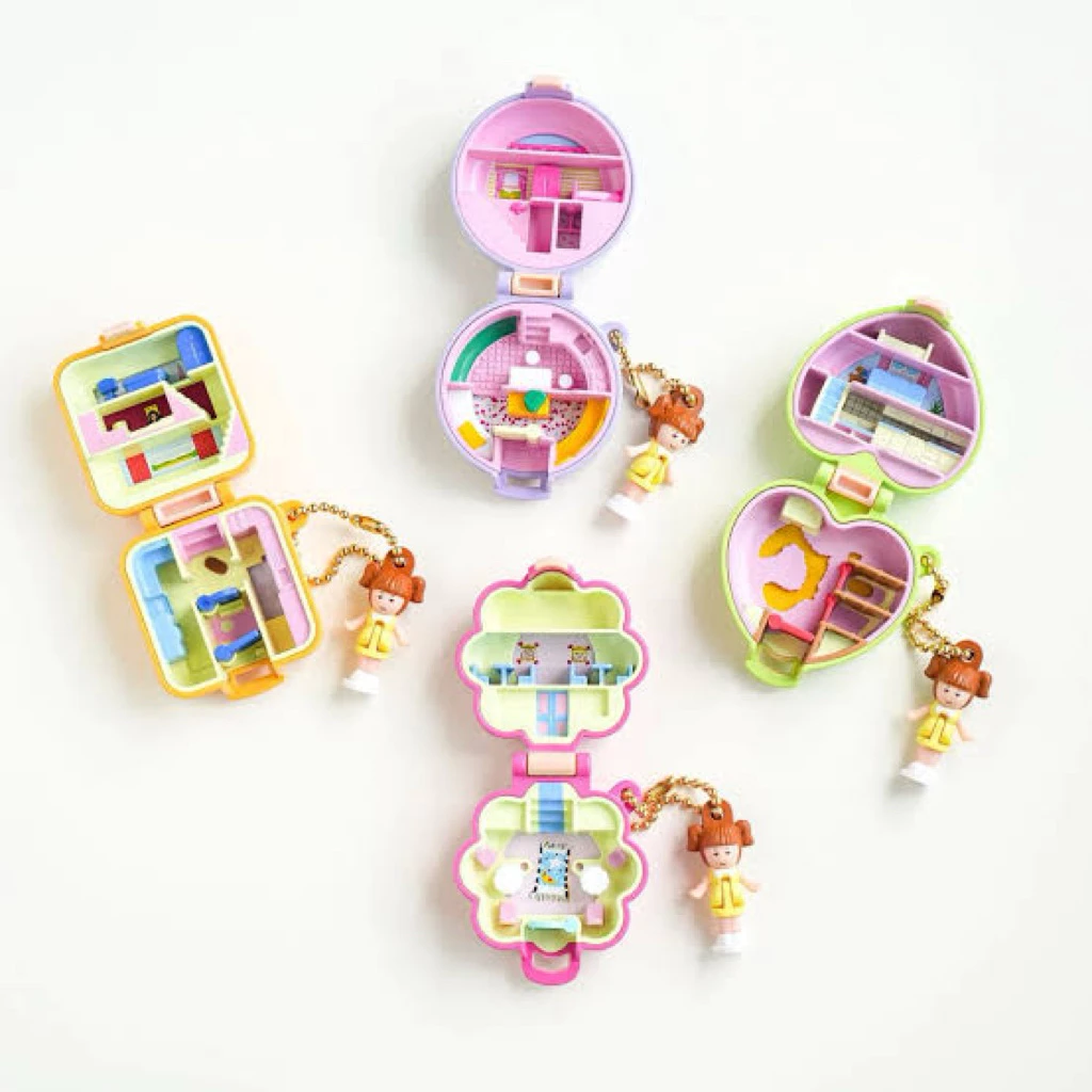 💗พร้อมส่ง🌟พวงกุญแจ Polly Pocket แท้จากญี่ปุ่น🇯🇵💗