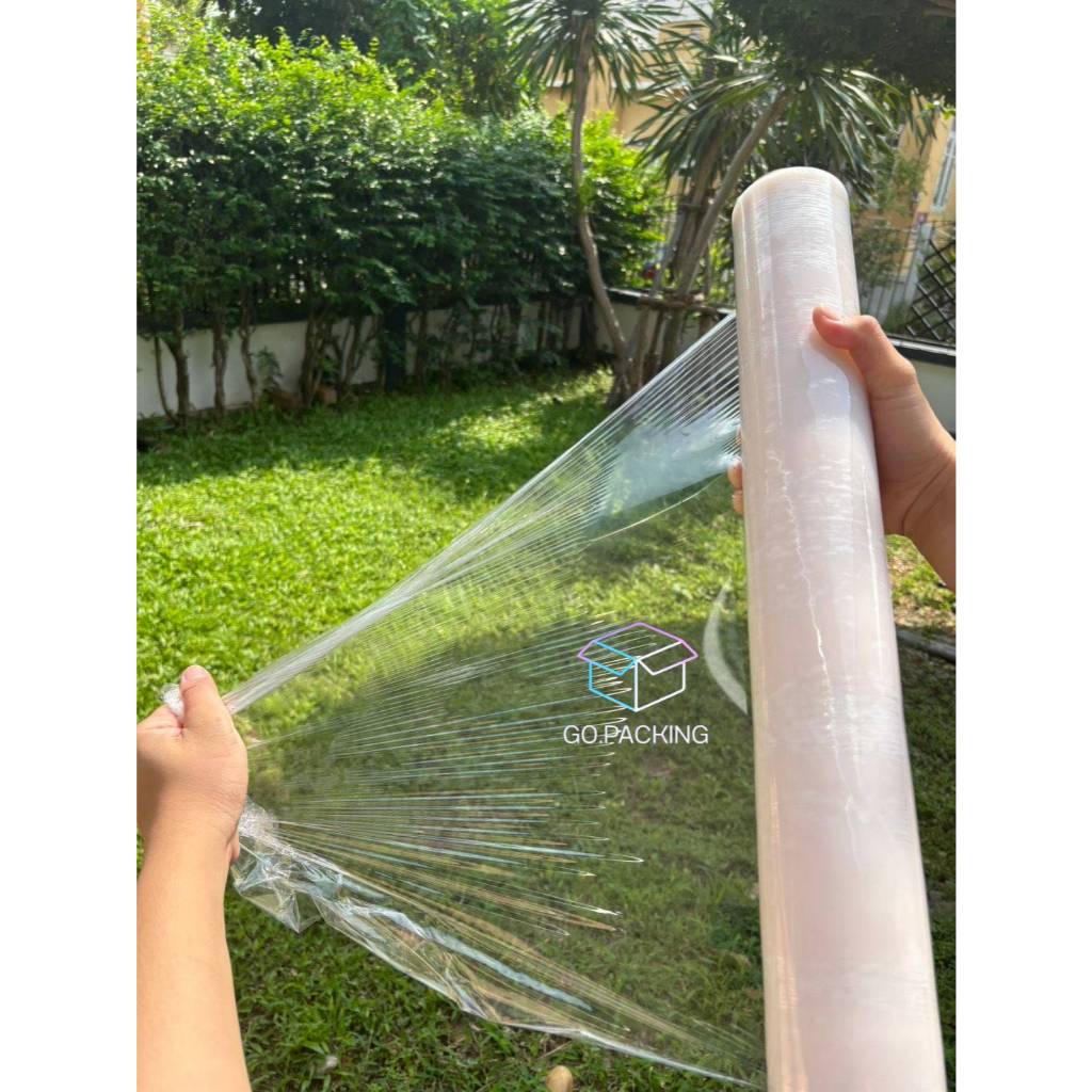 [ส่งด่วน] เหนียว ฟิล์มยืดพันพาเลท 15 ไมครอน ยาว 300 เมตร พร้อมส่ง - รูปที่ 3