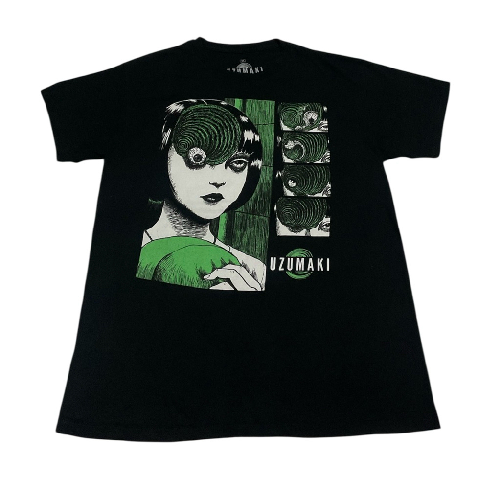 เสื้อ Junji ito Uzumaki ปั้มคอลิขสิทธิ์แท้ 💯