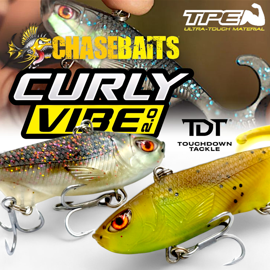 CHASEBAITS CURLY VIBE 85MM 13g / 23g   *** กระดี่ยางหางม้วน ดิ้นๆ อัพเดทใหม่ 2025 ของแทร่ 100% ***