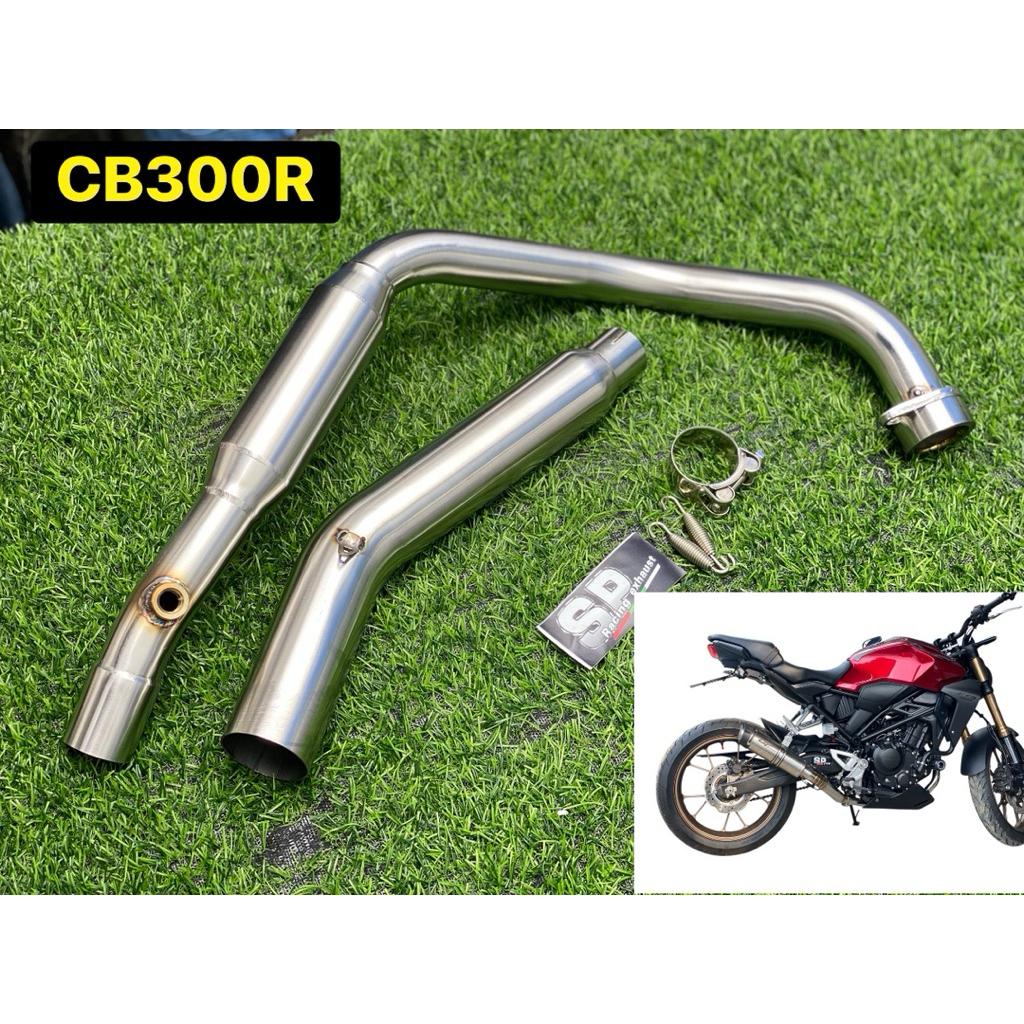 คอท่อสแตนเลส cbr300r cb300F cb300R cbr250r