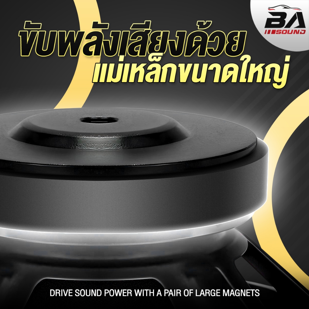 BA SOUND ดอกลำโพง 10 นิ้ว 500วัตต์ PA1001 แม่เหล็กสีดำใหญ่ ลำโพงเสียงกลาง 10นิ้ว ลำโพง 10นิ้ว ลำโพงรถยนต์ ลำโพงบ้าน - รูปที่ 3