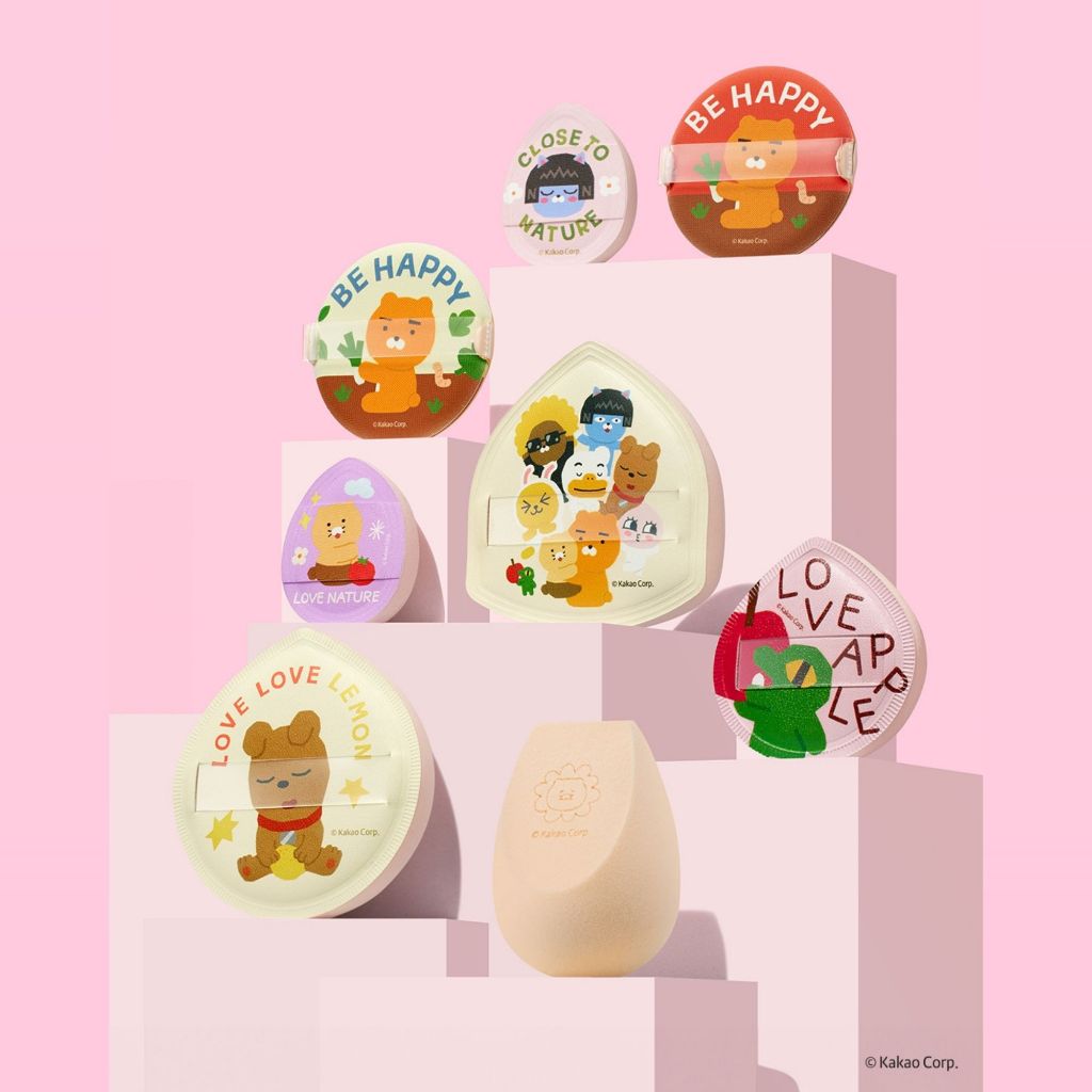 [พัฟใหญ่สุดนุ่ม] Flalia Malese thght shield makeup puff