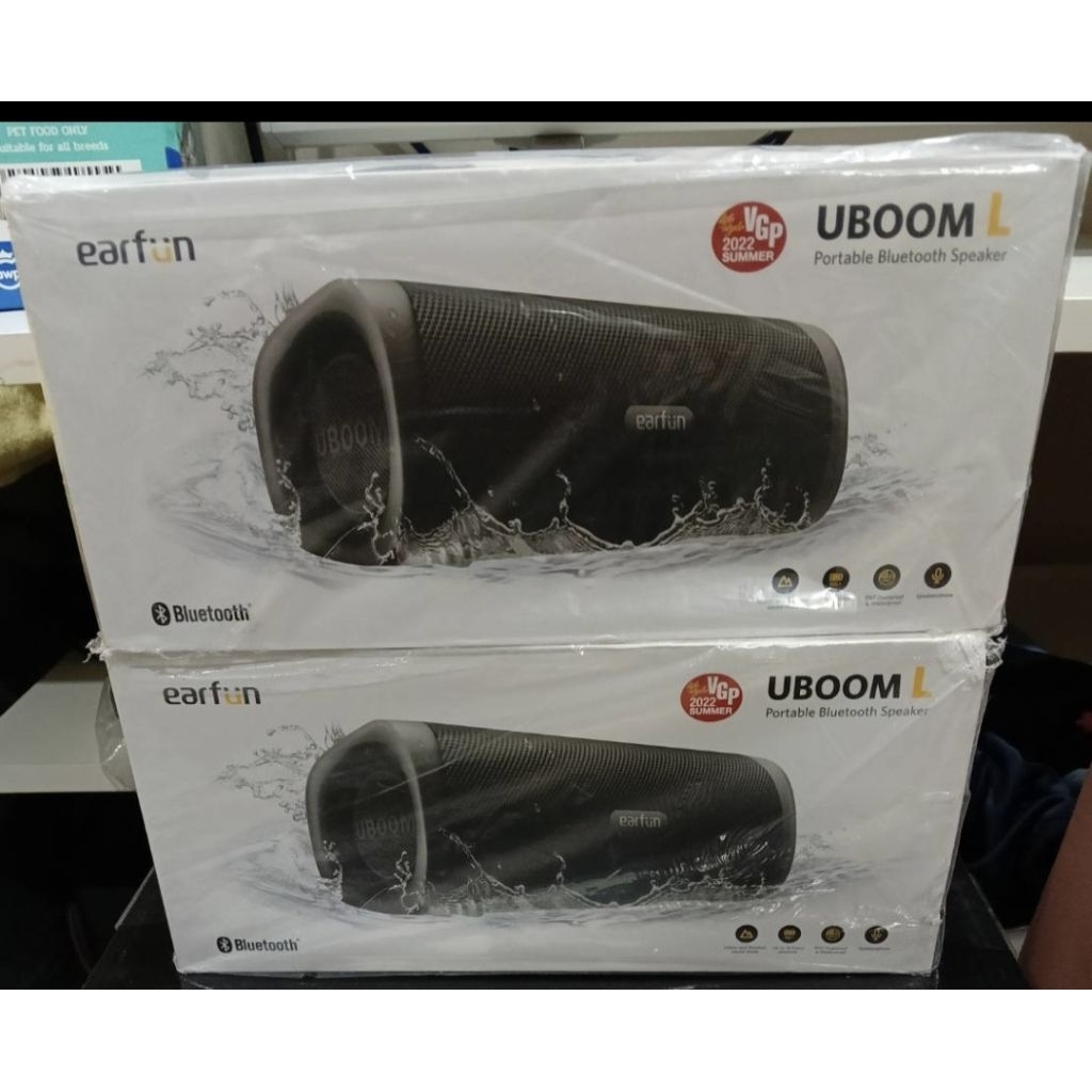 Earfun Heavy Bass Speaker Uboom L Bluetooth Speaker Loud Stereo Sound Speaker with Mic Ip67 Waterpro