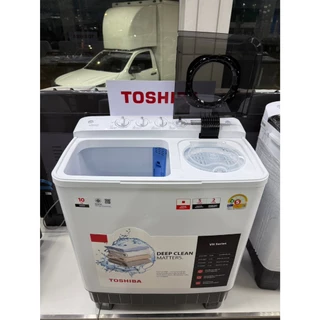 TOSHIBA เครื่องซักผ้า 2 ถัง ขนาด 10 โล รุ่น VH-Q110MT TWIN TUB WASHING MACHINE โตชิบา