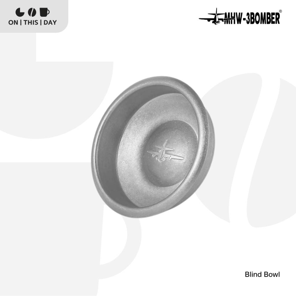 MHW-3BOMBER Blind Bowl 58 mm universal ตะแกรงตัน / ตะกร้าสำหรับล้างทำความสะอาดหัวกรุ๊ปกาแฟ