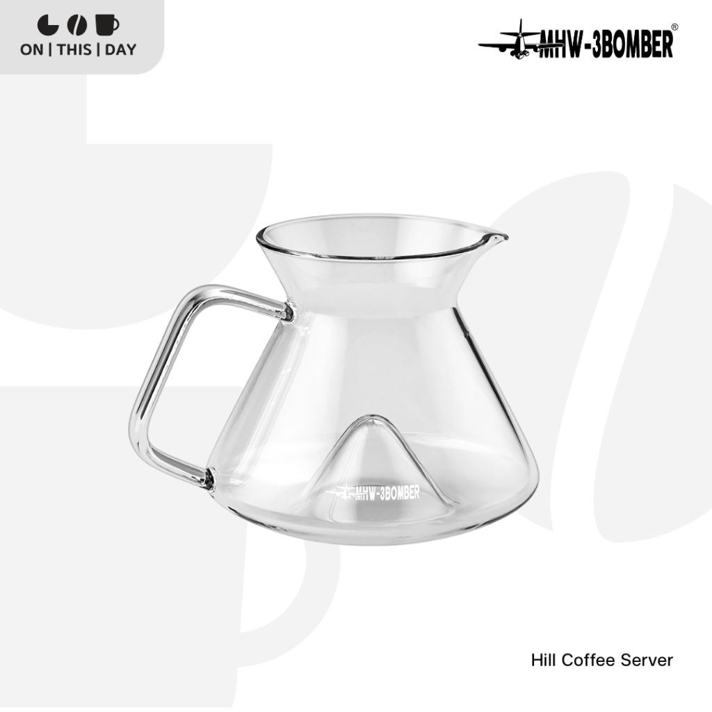MHW-3BOMBER Hill Coffee Server เหยือกแก้วดริปกาแฟ ขนาด 360 / 600 ml