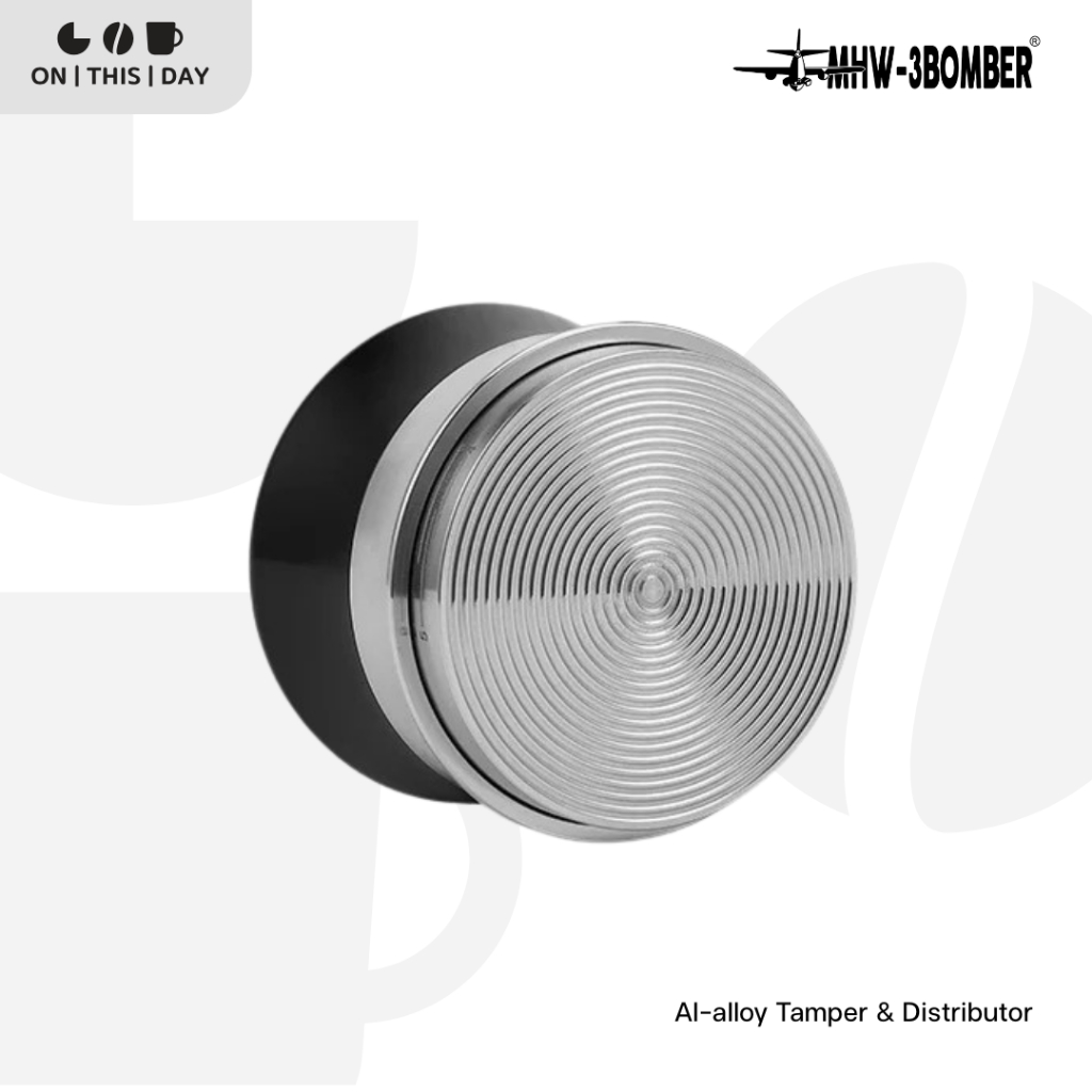 MHW-3BOMBER Al-alloy Tamper & Distributor แทมเปอร์ และ ที่เกลี่ยผงกาแฟ ขนาด 58.35 mm