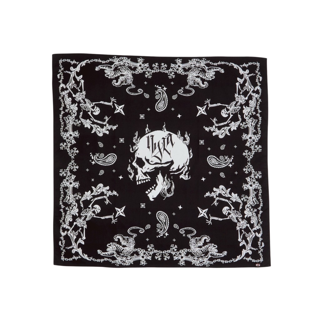(ของแถมงดจำหน่าย) NYLA ผ้าพันคอ INFERNO SKULL BANDANA