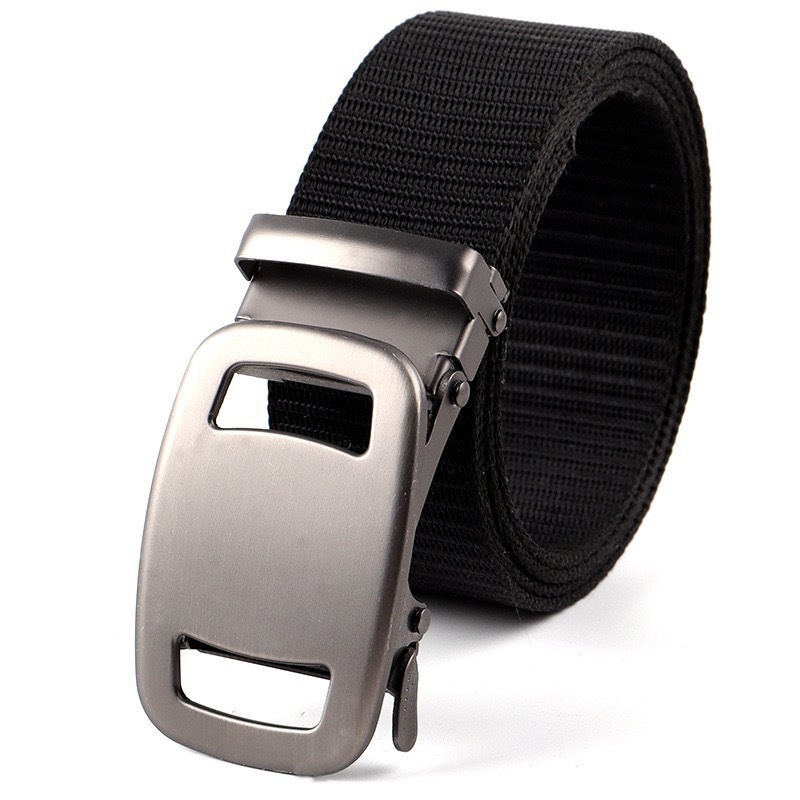 สไตล์ใหม่ ไนลอน เข็มขัด ผู้ชาย หัวเข็มขัดอัตโนมัติ กีฬา นักเรียน สันทนาการ เข็มขัดผ้าใบ