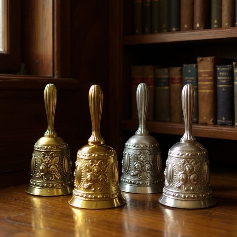 กระดิ่งบูชาเทพ กระดิ่งทองเหลือง กระดิ่งโลหะ กระดิ่งเรียกทรัพย์ กระดิ่งนำโชค เสริมฮวงจุ้ย กระดิ่งมือ กระดิ่งทอง - รูปที่ 7