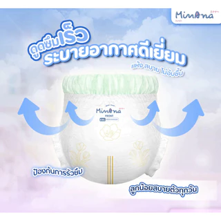 มีกระเป๋าแถมนะคะ ผ้าอ้อมสำเร็จรูป Minana (มินาน่า) ใช้ดีมาก ซึมซับดีเยี่ยม กำลังมาแรง! ราคาพิเศษ!!