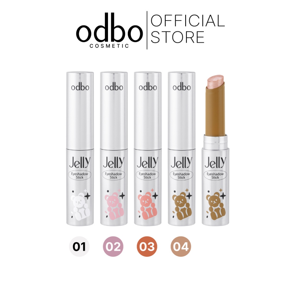 odbo (NEW!! สินค้าใหม่ ของแท้ส่งตรงจากแบรนด์ 100%) JELLY EYESHADOW SICK #กลิตเตอร์เนื้อเจลลี่ OD2037