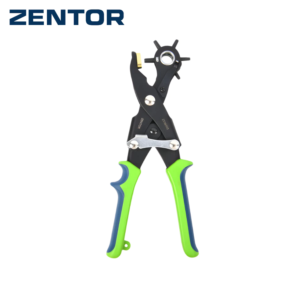 Zentor คีมเจาะรูเข็มขัด คีมเจาะ ที่เจาะรูเข็มขัด 6 ขนาด สามารถเจาะสายนาฬิกา เจาะพลาสติก หนังได้ แข็งแรง ทนทาน Hole Punch