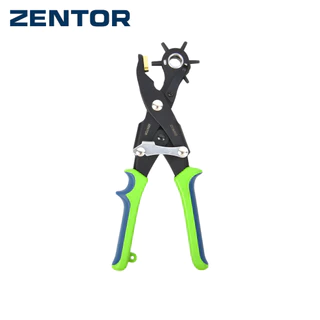 Zentor คีมเจาะรูเข็มขัด คีมเจาะ ที่เจาะรูเข็มขัด 6 ขนาด สามารถเจาะสายนาฬิกา เจาะพลาสติก หนังได้ แข็งแรง ทนทาน Hole Punch