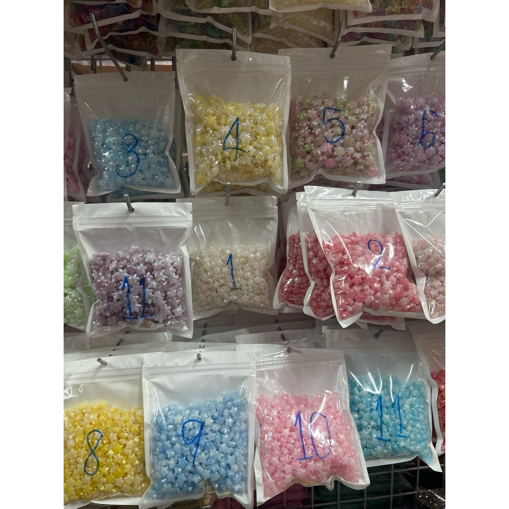 ดาวขนาด10มิลถุง 100กรัม สินค้าDIY - รูปที่ 3