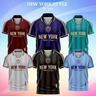 เสื้อกีฬาพิมพ์ลายNewYorkคอปก ดูดีมีสไตล์สุดๆ สวมใส่ได้ทั้งผู้ชาย ผู้หญิง ผ้านิ่มใส่สบายสุดๆ (NY151168)