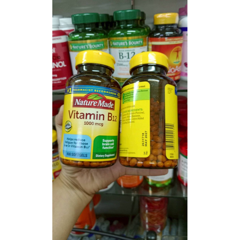 Nature Made Vitamin B12 1000mcg, 400 Softgels