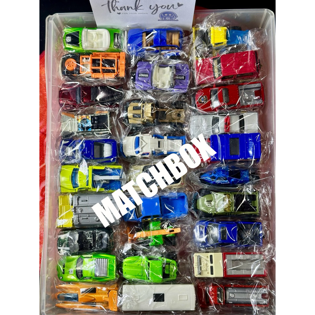 🚔(พร้อมส่ง) 11/68A รวมรถเหล็ก MATCHBOX นอกแพ๊ก คัดมาแต่สวยๆ ราคาถูก สภาพดีมาก 95-99%