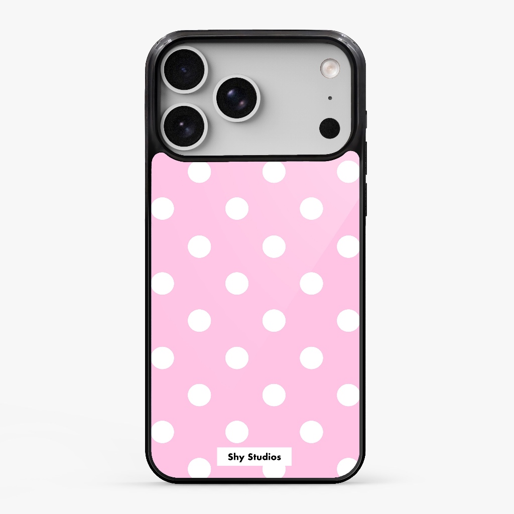 Shy Studios - POLKA DOTS PINKY IPHONE CASE