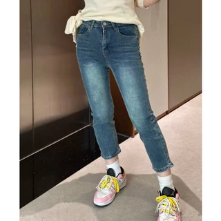 Beautified 👖🌻กางเกงยีนส์เอวสูง เนื้อผ้ายืดคุณภาพดี ทรงหลวมดูผอม ไซส์S-5XL👖🌻#V128#V129