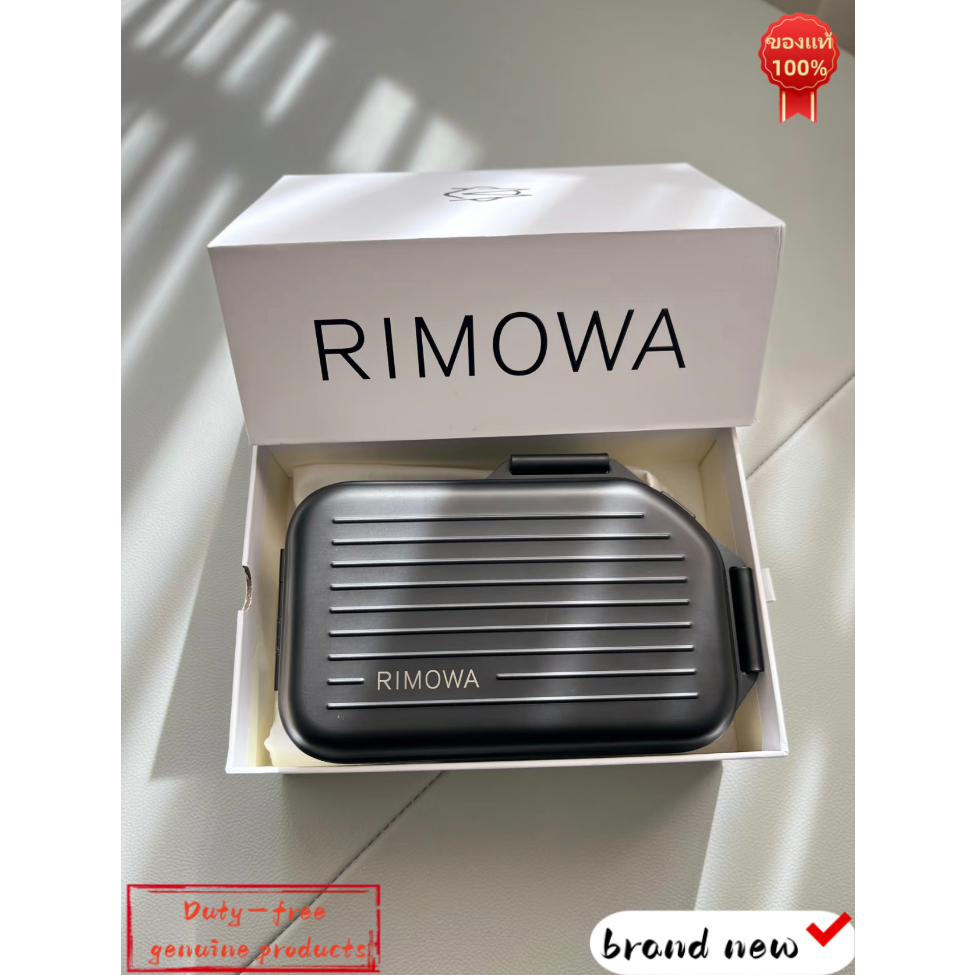 RIMOWA PERSONAL กระเป๋าอลูมิเนียมสลิงคลัทช์ 💯ของแท้100% ใหม่ล่าสต์ ราคาไม่มีภาษี! พร้อมกล่องและใบเสร็จครบเซ็ต