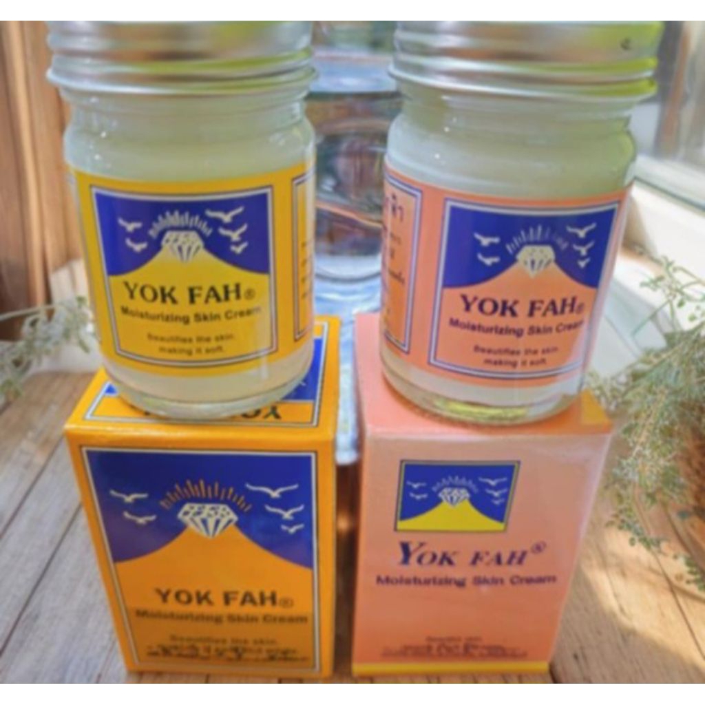 ครีมภูเขา ตราหยกฟ้า บำรุงผิว วานิชชิ่ง yok fah snow ck cream 50g vanishing เลือกแบบได้