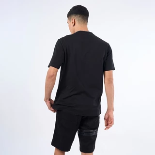 DAVIE JONES [BE FEARLESS] เสื้อยืดผู้ชาย Logo Regular Fit T-Shirt สีดำ ขาว กากี LG0153