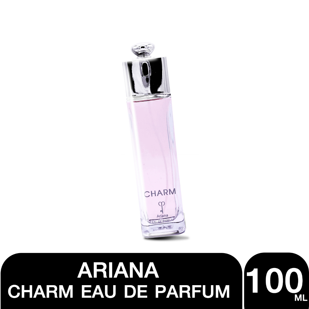 Fashionthai273 Perfume น้ำหอม Ariana EAU DE PARFUM CHARM อาริน่า ชาร์ม ดิออเเอดดิค กลิ่นดอกกุหลาบบังเเกเลีย 100ml