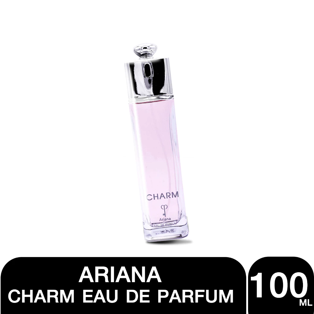 Fashionthai273 Perfume น้ำหอม Ariana EAU DE PARFUM CHARM อาริน่า ชาร์ม ดิออเเอดดิค กลิ่นดอกกุหลาบบังเเกเลีย 100ml