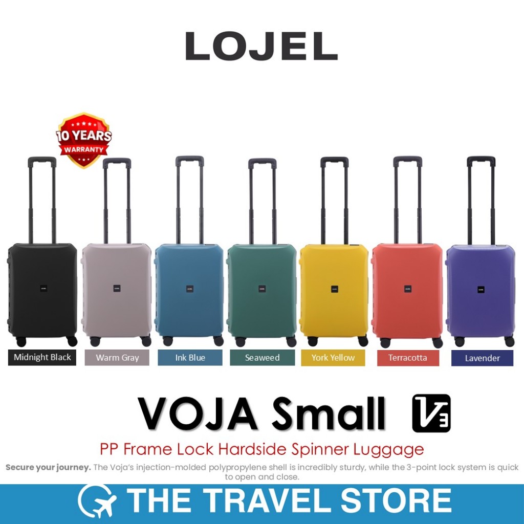 Lojel VOJA Small PP Frame Lock Hardside Spinner Luggage 21" กระเป๋าเดินทาง รับประกัน 10 ปี*
