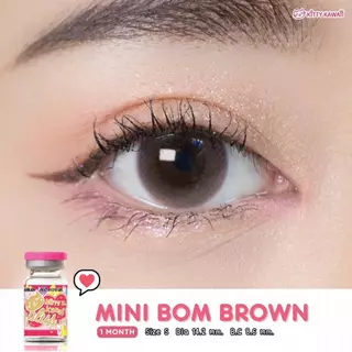 Kitty Kawaii Contact Lens : Mini Bom - คอนแทคเลนส์รายเดือนคิตตี้ คาวาอิ พัส (VIAL)
