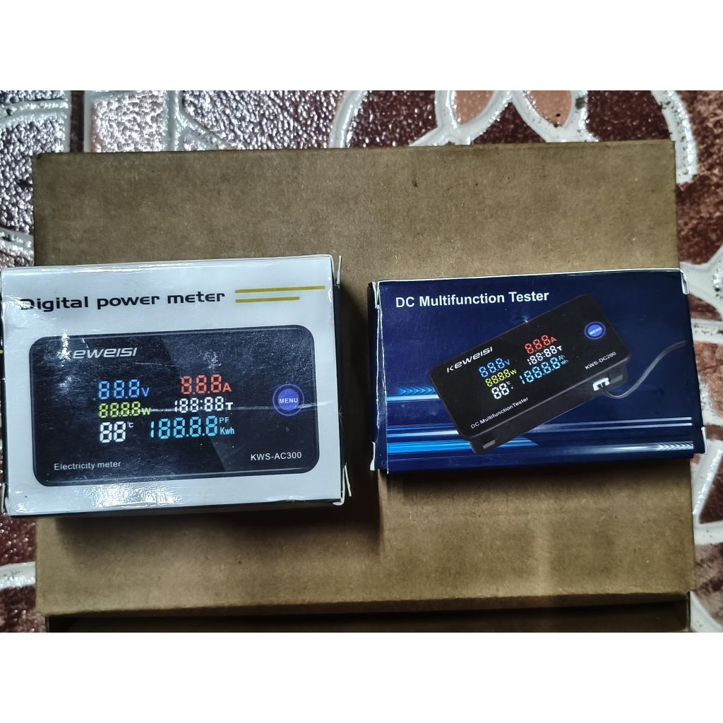 Kws-Ac300 / Kws-Dc200 100A วัดโวลล์แอมป์ ดิจิตอล