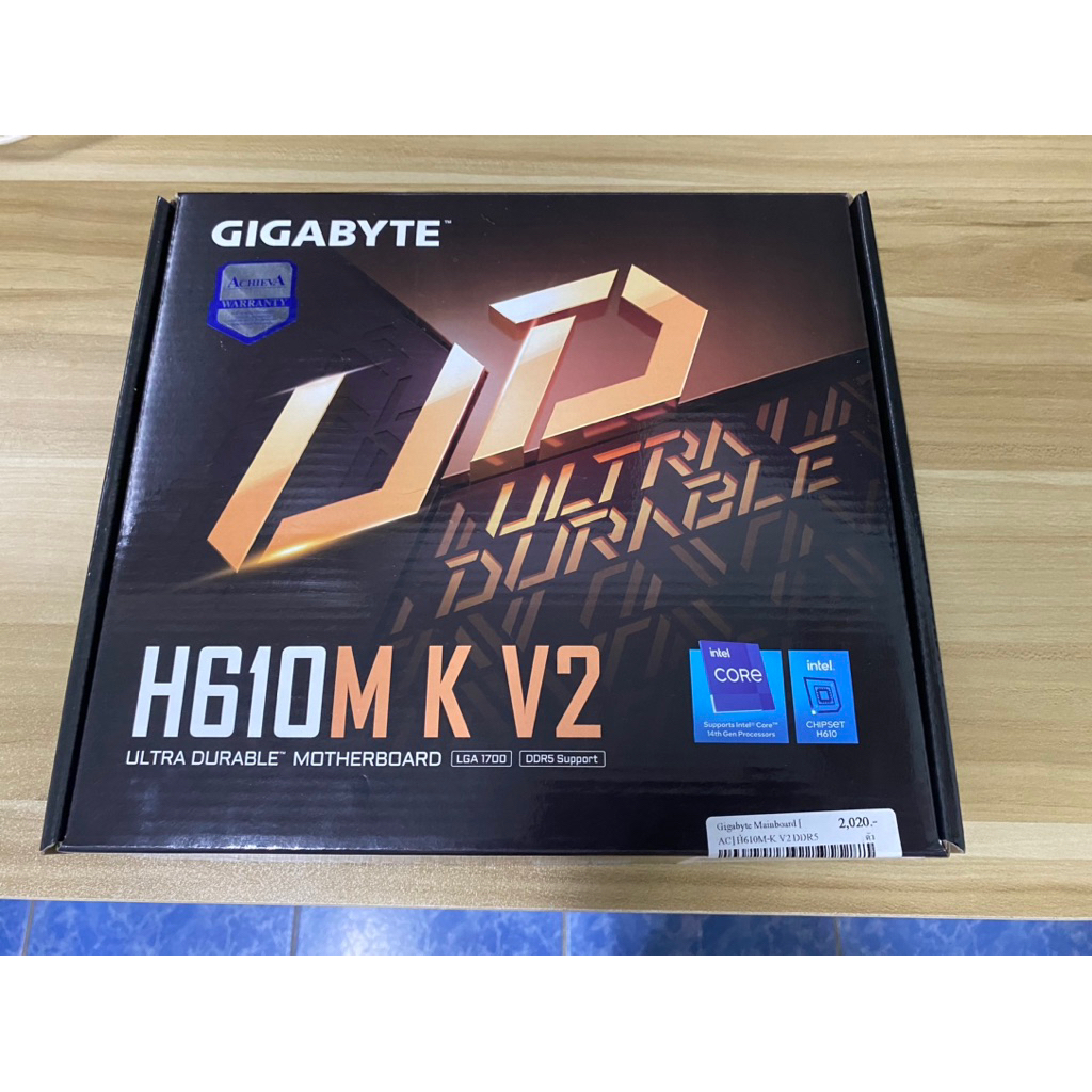 เมนบอร์ด gigabyte h610m k v2 มือสอง ใหม่มาก