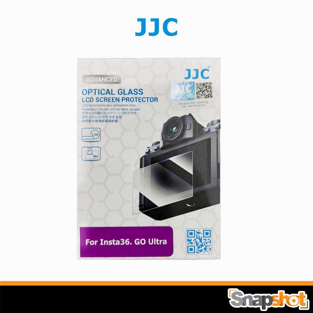 JJC ฟิล์มกระจก Glass Protector For Insta360.GO Ultra [ GSP-GU ]กระจกนิรภัยป้องกันหน้าจอ LCD