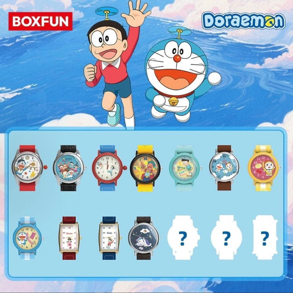 พร้อมส่ง (ของแท้ 100%) Box Fun นาฬิกา Doraemon น่ารักมาก
