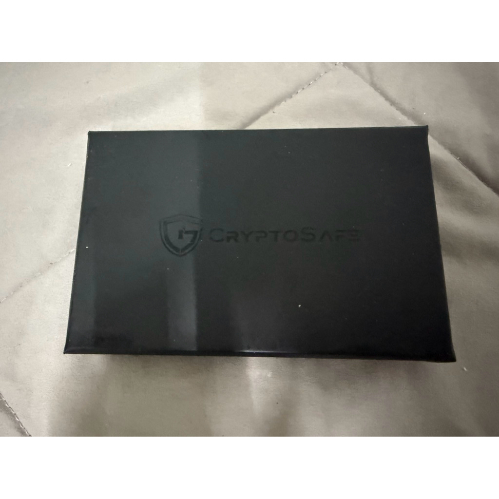Crypto Safe แผ่นเหล็กจด seed ซื้อมาเกินเลยแบ่งขายของใหม่ค่ะ