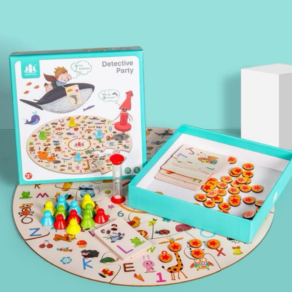 เกมส์กระดานนักสืบ ฝึกทักษะสายตา การสังเกต ค้นหา และแข่งความไวกัน