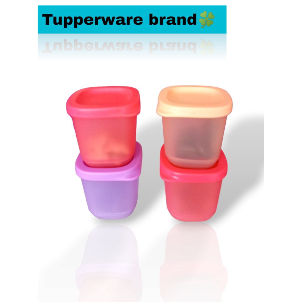 กระปุกจิ๋วใส่ขนม/ของหยุมหยิม Tupperware รุ่น cubix mini rectangular 110ml/250ml