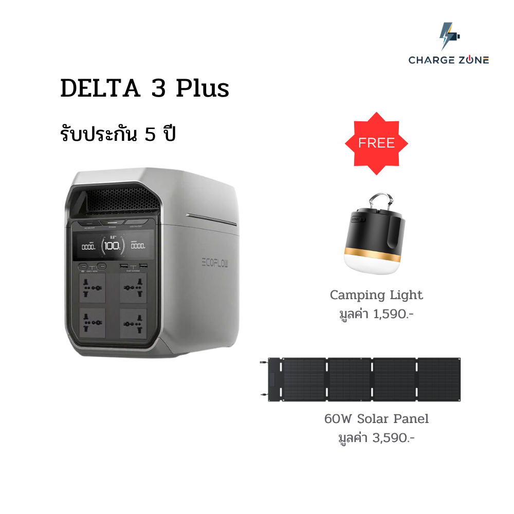 EcoFlow DELTA 3 Plus Portable Power Station