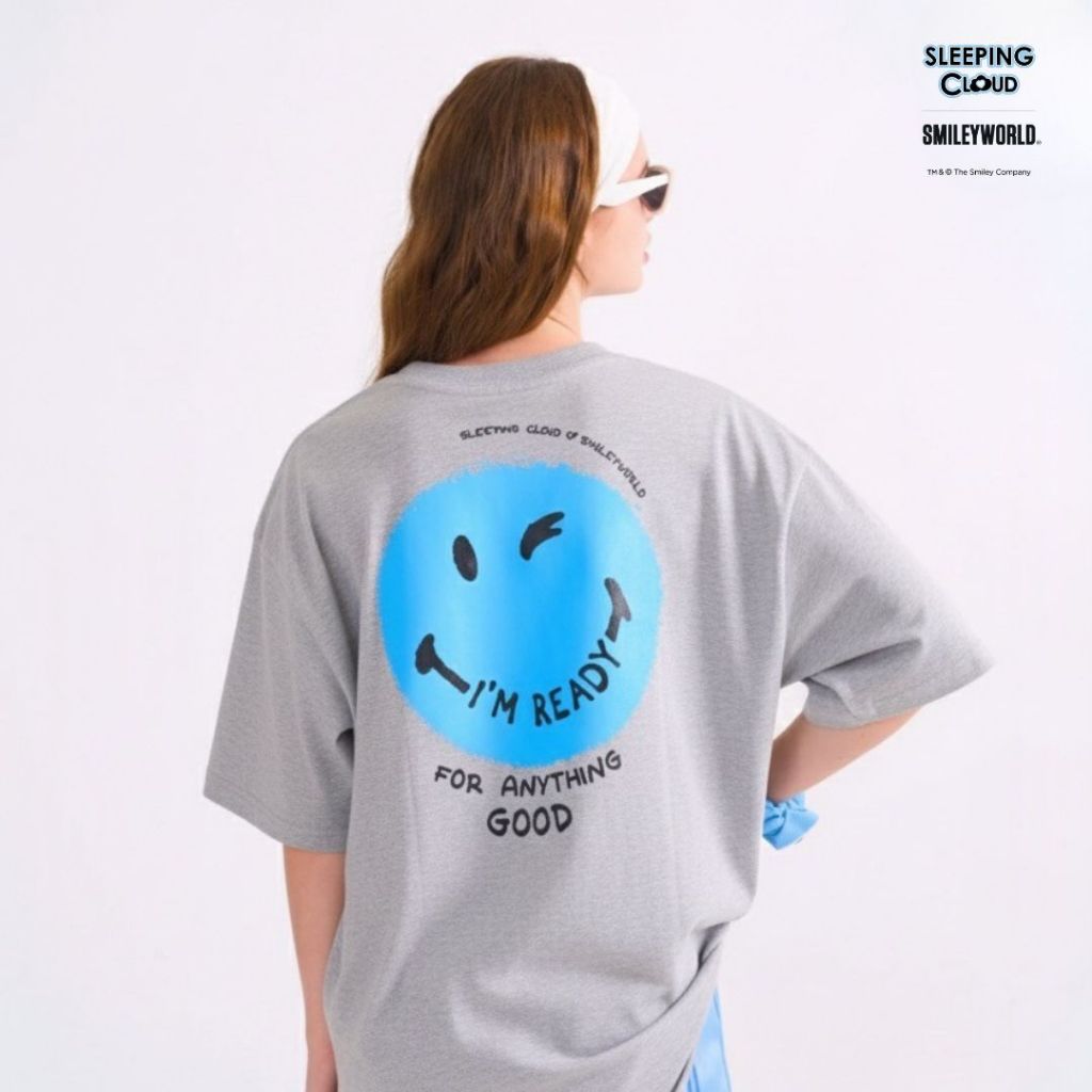 ชุดนอน SLEEPING CLOUD |  Braless Perfect Duo PJs + 100% LYOCELL Pants : เสื้อยืดเทา + กางเกงขายาว THURSDAY