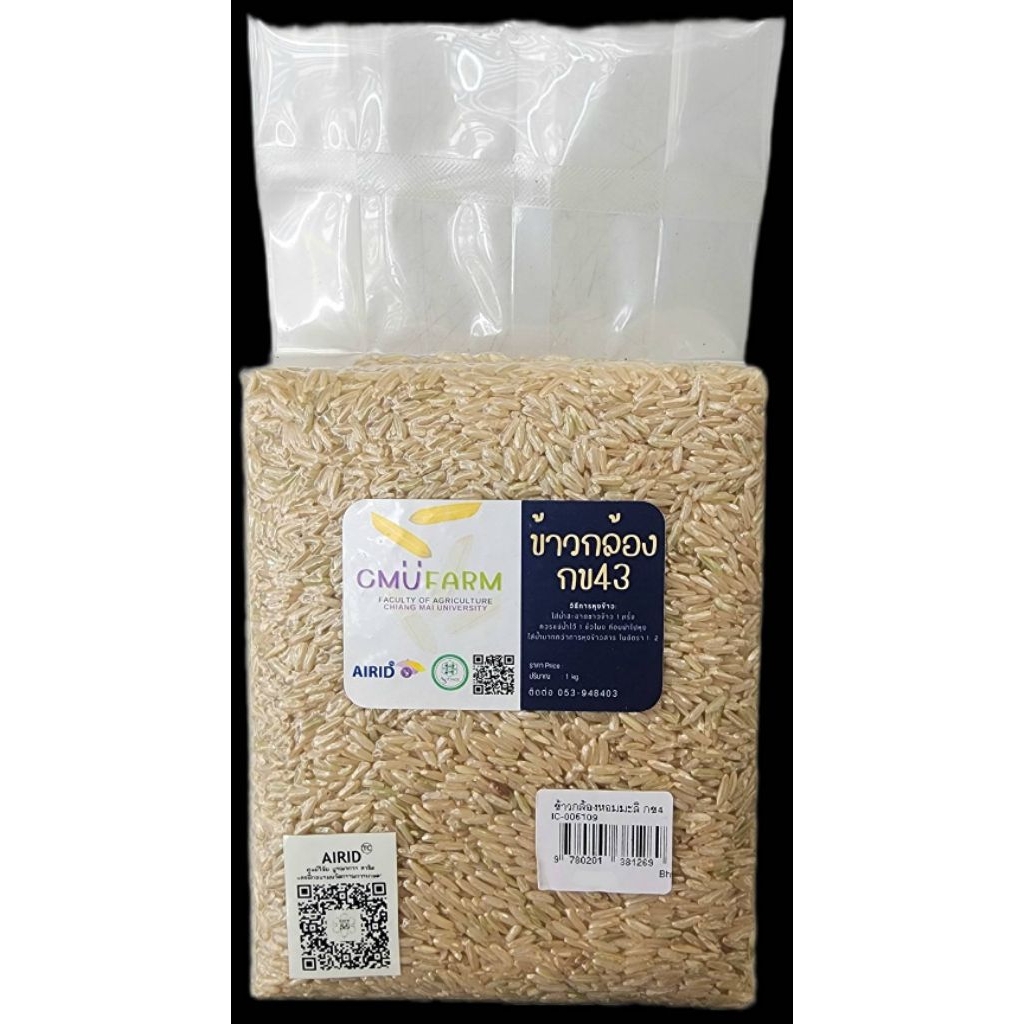 ข้าวกล้อง กข43 (เกษตร มช.)