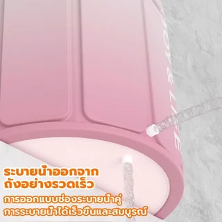 ส่งไวจากกทม🚀78x68CM อ่างพับเก็บได้ อ่างแช่น้ำสำหรับผู้ใหญ่ อ่างซาวน่า พับได้ หนาถึง 7 ชั้น มาพร้อมเบาะและท่อระบายน้ำ